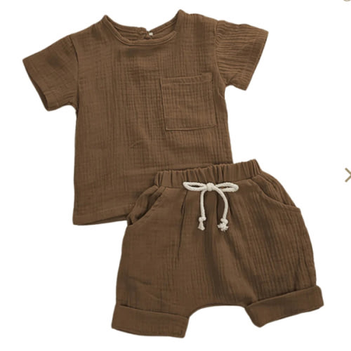 Organic Cotton Pocket Tee Set