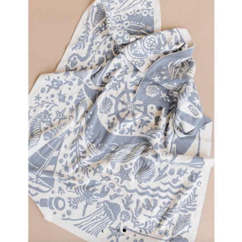 Cotton Nautical Blanket
