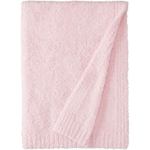 SARANONI Bamboni Luxury Baby Blanket | Plush Blanket for Infant Boys & Girls | Receiving Blanket 30” x 40” | Light Pink