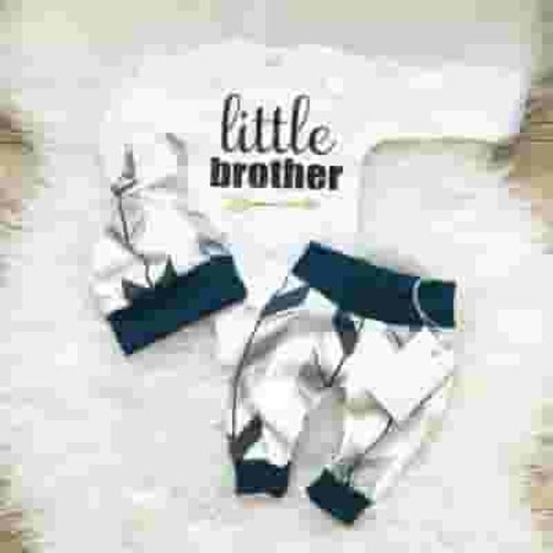 Izhansean 3Pcs Newborn Baby Boy Infant Clothes Jumpsuit Romper Bodysuit Pants Outfits Set White 3-6 Months