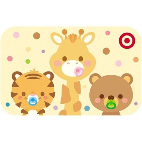3 Cute Animals Target Giftcard $25