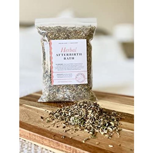 Herbal Postpartum Bath by in His Hands. 12 Ounces of Handmade Soothing Herbs and Sea Salt for Postpartum. Healing, Relaxing, Soothing Bath for Postpartum Recovery.