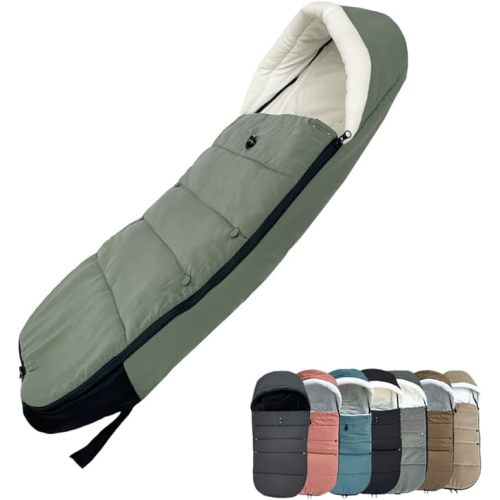 Universal Pushchair Footmuff for Babyzen YOYO/YOYO2 /Joolz/Bugaboo, Waterproof Fabric Base, Easy-Clean, Warm Foot Cover for Strollers