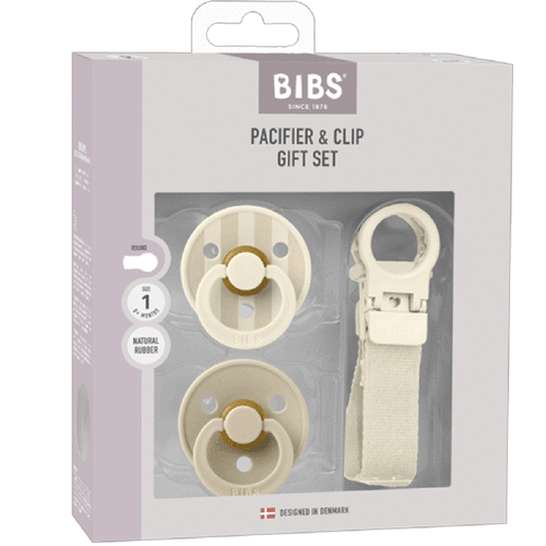 Colour Pacifier & Loop Clip Gift Set
