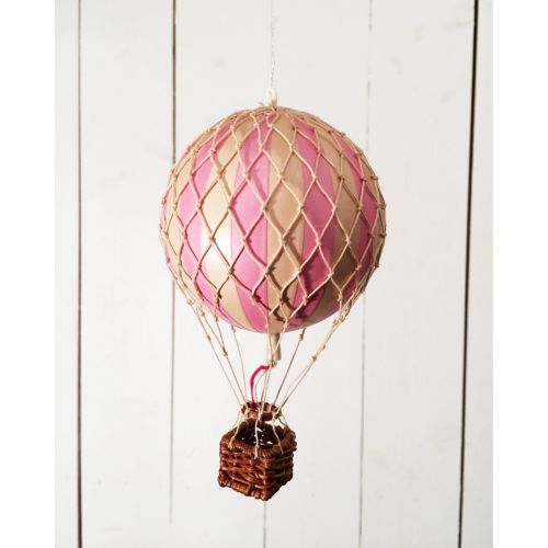 Hot Air Balloon Floating The Skies Pink - Newport