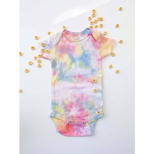 Organic Cotton Baby Onesies | Hand-Dyed | Tie Dye | Baby Clothes | Baby Shower Gifts | New Baby Gift | Baby Girl Clothes | Baby Boy Clothes