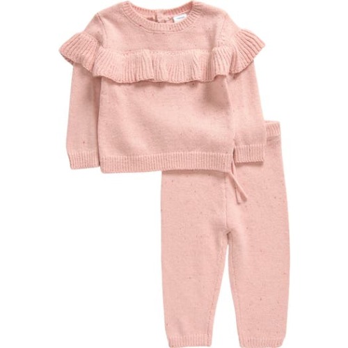 Flounce Sweater & Pants Set, 3M