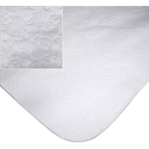 American Baby Company Waterproof Flat Crib Mattress Pad Cover 52" x 28"