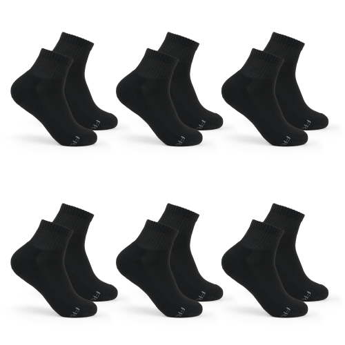Fruit of the Loom All Day Comfort Women's Socks, Sizes 4-12, 6-Pack