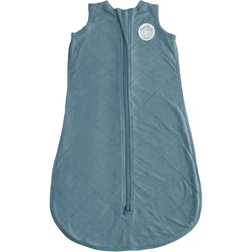 Dreamland Baby Lightweight Bamboo Viscose Sleep Sack (6-12 Months). 1.0 TOG Ultra Soft Blanket w/ 2-Way Zipper. 95% Viscose, 5% Spandex (Ocean). Mom-Owned US Business, Premium Materials