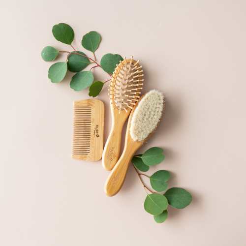 Kyte Baby 3-Piece Brush Set - Natural