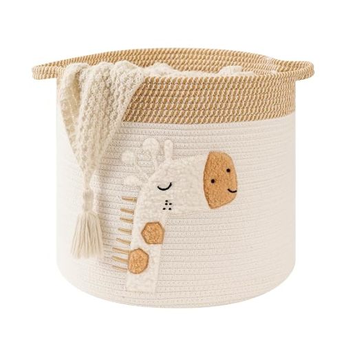 Large Toy Storage for Nursery Laundry, Giraffe