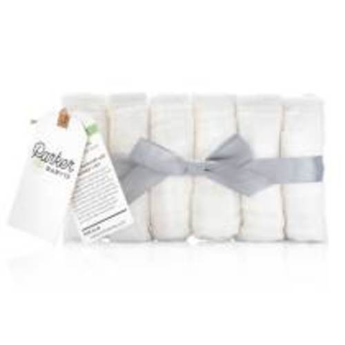 Parker Baby Co. Muslin Cotton Baby Washcloths - 6 Pack