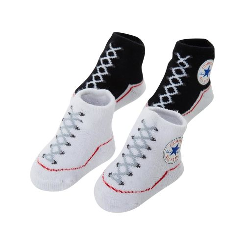 Converse Baby Boys Chuck Booties 2 Pack (B(LC0001-023)/W, 0-6 Months)