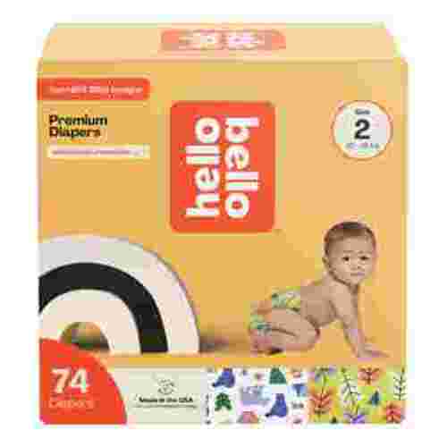 Hello Bello Premium Baby Diapers, Size 2 for Infants, 74 Count (Select for More Options)