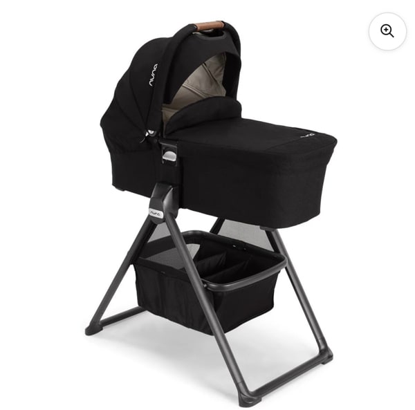 Nuna MIXX Bassinet + Stand in Caviar