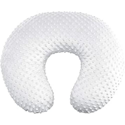 OWLOWLA Minky Nursing Pillow Cover, Breastfeeding Pillow Slipcover Fits Nursing Pillow for Baby Boy Girl(Floral)