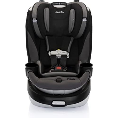 Evenflo Gold Revolve360 Slim 2-in-1 Rotational Car Seat with SensorSafe (Obsidian Black)