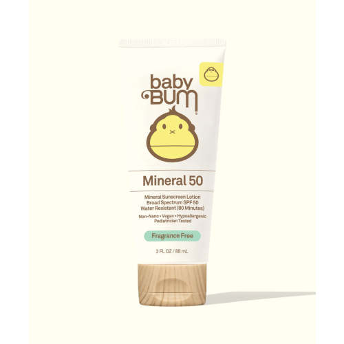 Mineral Sunscreen Lotion SPF 50, Fragrance Free: Baby Bum | Sun Bum