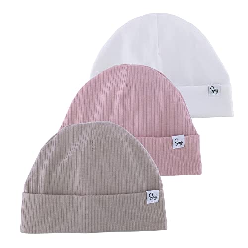 Jersey Beanie Hat for Newborn Baby Boys Girls Silky Satin Lined Hats Bonnet Toddler Infant Little Kids Beanies Caps