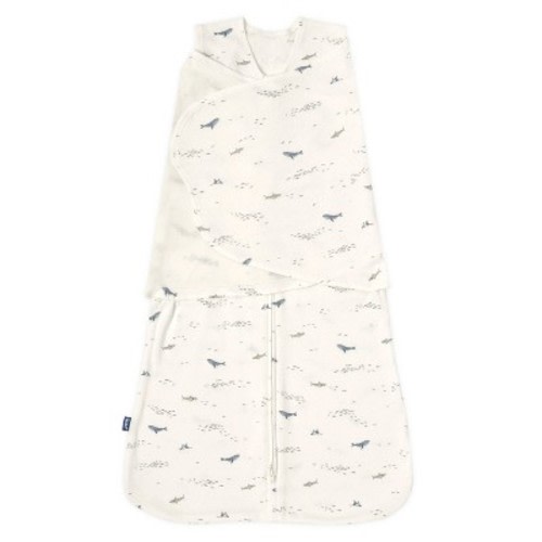 HALO Innovations SleepSack Cotton Swaddle Wrap - Ocean Life - S