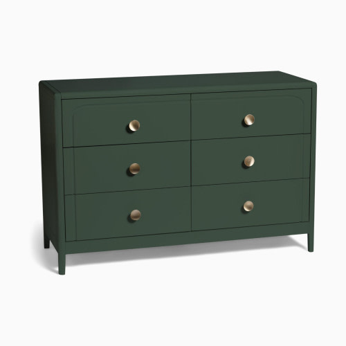 Little Seeds Briar 6-Drawer Dresser - Bottle Green