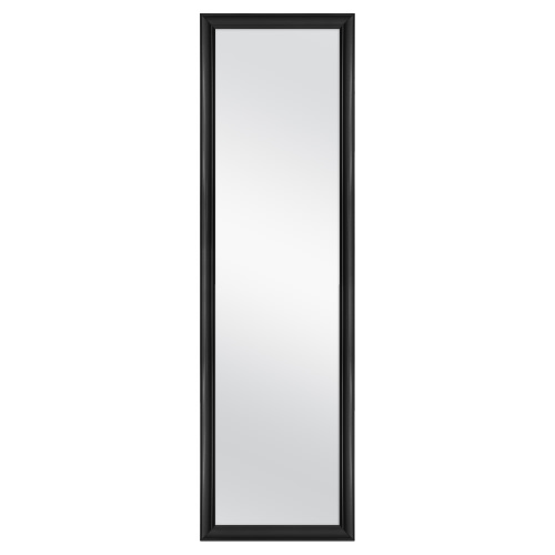Mainstays Over-The-Door Mirror with hardware, 14.25IN X 50.25IN, Black