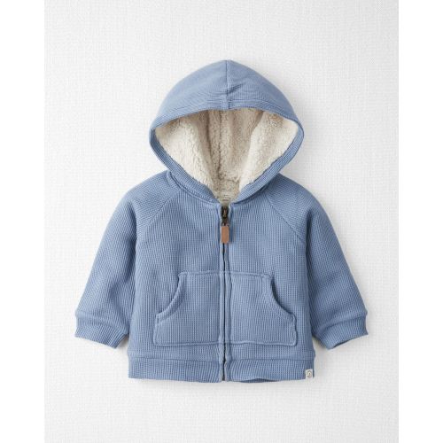 Baby Sherpa Lined Jacket Made with Organic Cotton - Little Planet | Carter's