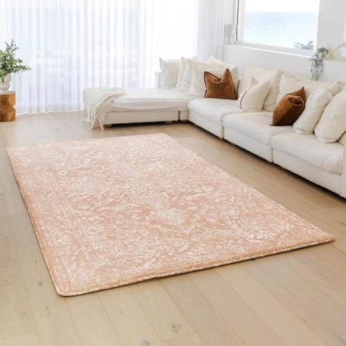 Muscle Mat Designer Relax Mat - 1.4" Thick Foam Base (Tan Vintage, 6.6 ft x 13.1 ft)