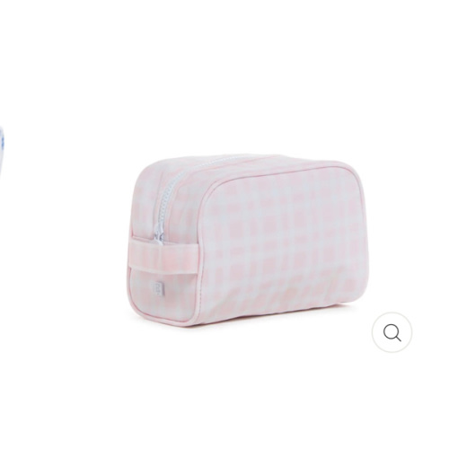 Stow It - Pimlico Plaid Pink Dopp Bag