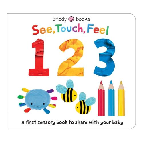 See Touch Feel: 123 - (See, Touch, Feel) by Roger Priddy (Board Book)