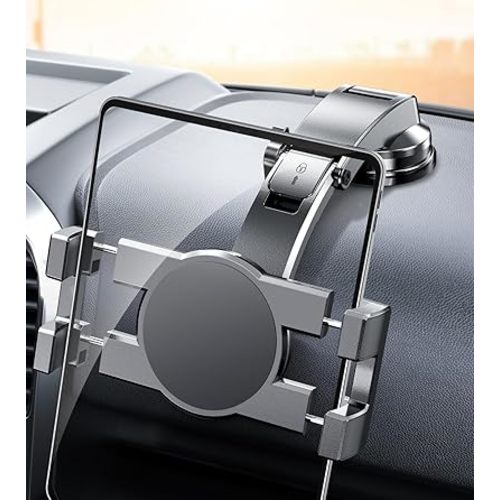 eSamcore iPad Holder for Car, Dashboard Tablet Holder for Car Suction Cup Mount with Large Clamp for All 6"-11" Apple iPad Accessory Samsung Galaxy Tab Tablet Stand