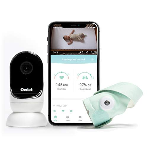 Owlet Duo Smart Baby Monitor with HD Video, Oxygen, and Heart Rate