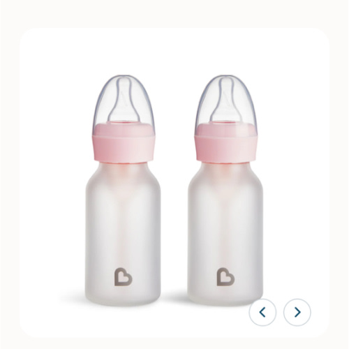 Bond® Silicone Glass Bottle 4oz or 8oz, 2pk | Munchkin