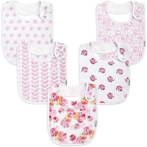 Baby Bibs for Boys & Girls - Organic Cotton Bibs, Bandana Bibs, Drool Bibs, Teething Bibs, Toddler Bibs - Gift