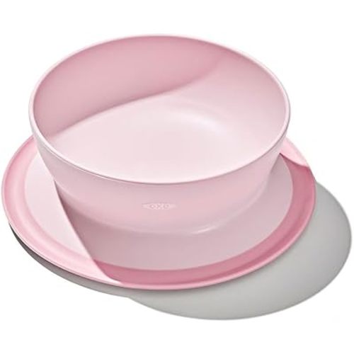 OXO Tot Stick and Stay Suction Bowl - Blossom
