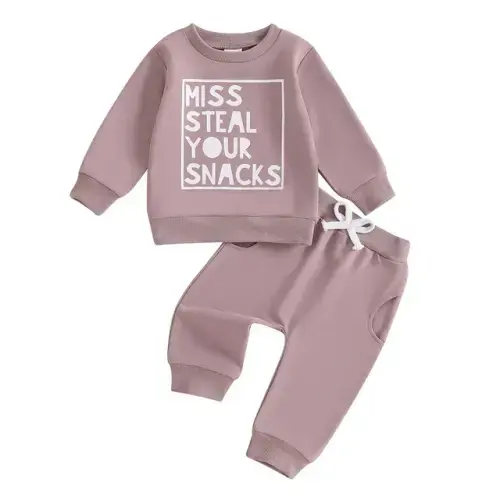 MISS STEAL YOUR SNACKS Outfit - Hazel & Bo-6-12 mos