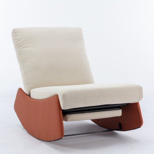 Ebern Designs Eridani Fabric Upholstered Recliner Rocking Chair | Wayfair