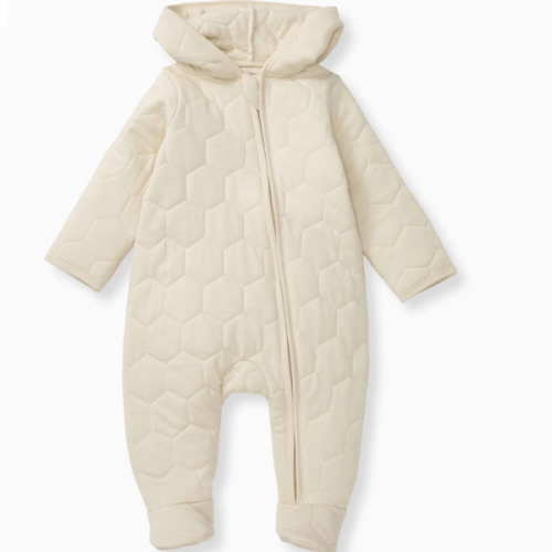 Burt’s Bees, Honeycomb Quilted Bunting Suit