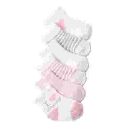 Carter's Child of Mine Baby Girl Mommy Crew Cut Socks, 6 Pack, Sizes Newborn-6 Months
