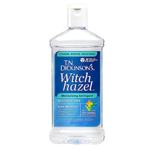 T.N. Dickinson's Witch Hazel Alcohol-Free Moisturizing Astringent, Made with 100% Natural Witch Hazel 16 oz - 16 Fl Oz (Pack of 1)