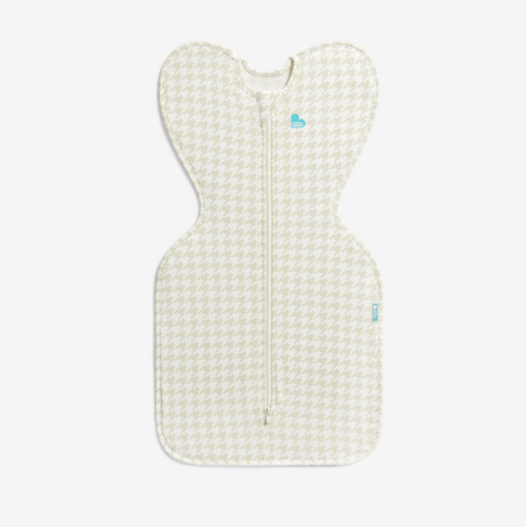 Love to Dream Printed Swaddle Up Original 1.0 TOG - Houndstooth Tan, Small