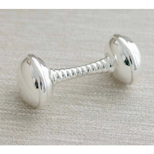 Baby Gift - Silver Rattle – Baby Beau and Belle