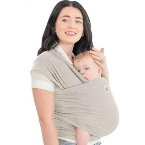 Keababies Original Baby Wraps Carrier, Baby Sling Carrier, Stretchy Infant Carrier For Newborn, Toddler (stone Gray)