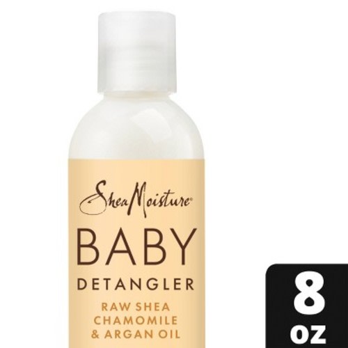 SheaMoisture Baby Raw Shea + Chamomile + Argan Oil Moisturizes & Detangles for Curls & Coils Detangler - 8 fl oz