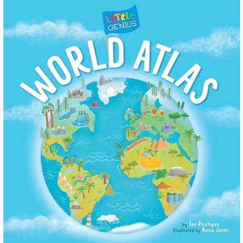 Little Genius World Atlas Board book – July 27, 2021