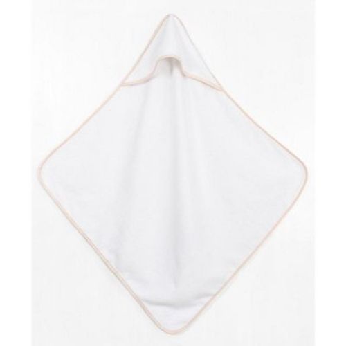 American Soft Linen 100% Cotton Soft Fluffy Hooded Baby Bath Towel Set 4 Piece - Pink