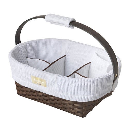 Sara Bear Diaper Caddy - White