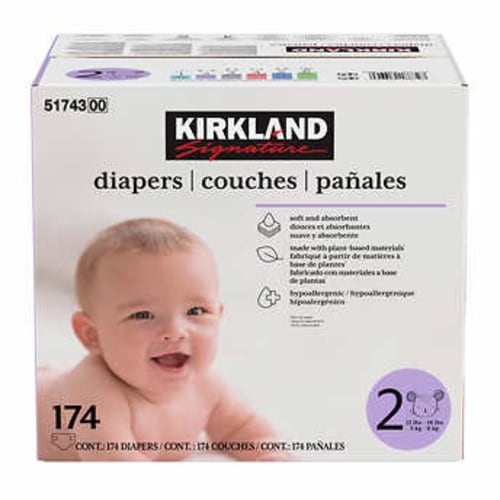 Kirkland Signature Diapers Sizes 1-2 | Costco