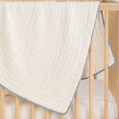 Soft, Heirloom Lace Baby Blanket | Organic Cotton Gauze | Willaby – willaby